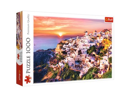 Puzzle Západ slunce Santorini 1000 prvků