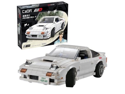 Cada C61022W stavebnice bílá Mazda RX-7 manga Initial-D