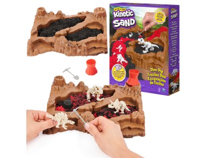 Kinetický písek Dinosauří výkop Kinetický písek