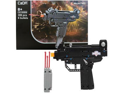 Cada C81008W bloky pistole střílí samopal Micro UZI + munice