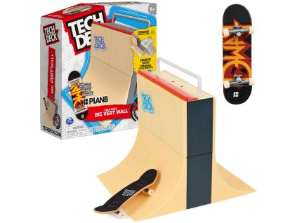 Tech Deck fingerboard Big Vert Wall rampa set + skateboard