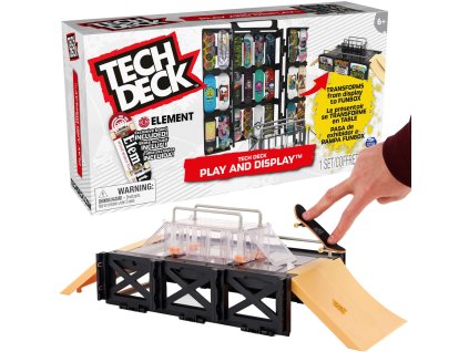 Tech Deck fingerboard display rampa skateboard case