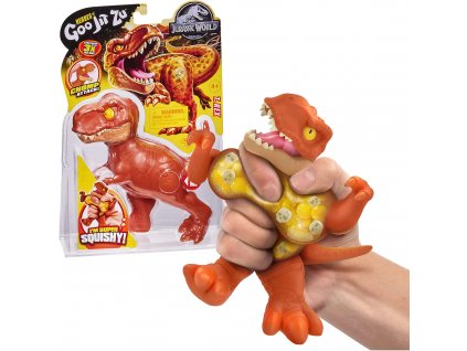 Goo Jit Zu Jurský svět natahovací figurka T-Rexe 15 cm