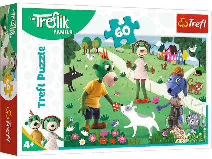 60 dílků puzzle Treffle Happy Day