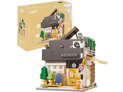 Cada C66007W Stavebnice Summer Breeze Coffee Shop LED 1116 dílků