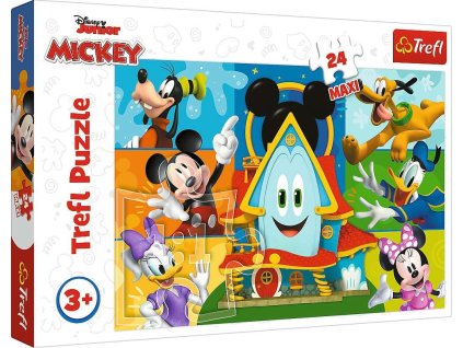 Puzzle Maxi 24 dílků Mickey Mouse a přátelé