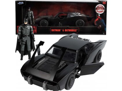 Batman Batmboile set vozidlo s figurkou 1:18 světlo