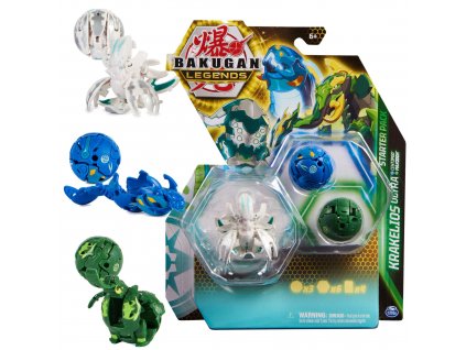 Bakugan Legends Krakelios Ultra startovací sada 3 figurky + karty