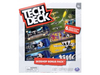 Tech Deck Sk8Shop sada 6 skateboardů Bonus Pack Blind + příslušenství