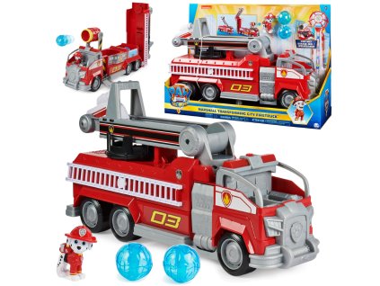 Tlapková Patrola The Movie hasičské auto + figurka Marshalla