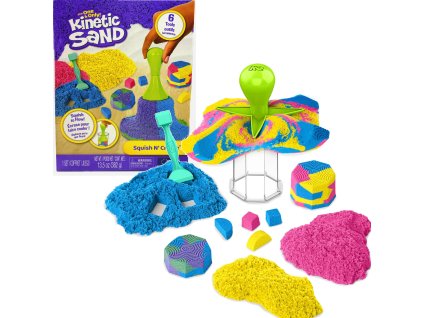 Sada Kinetic Sand Squish n' Create + příslušenství