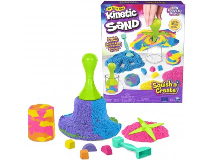 Sada Kinetic Sand Squish n' Create + příslušenství