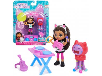 Gabi a DJ Catnip kit karaoke figurky DJ Catnip Gábinin kouzelný domek
