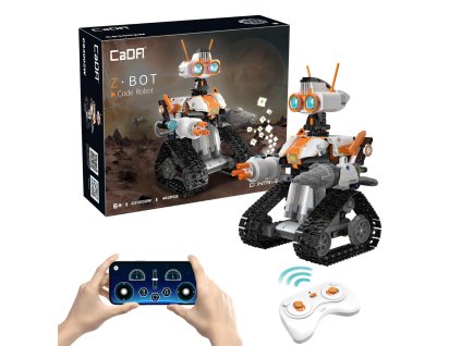 CaDA bricks Dálkově ovládaný robot Z.BOT Code 462 kusů RC