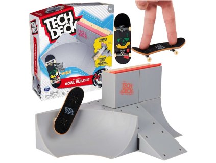 Sada rampy Tech Deck Bowl Builder + skateboard