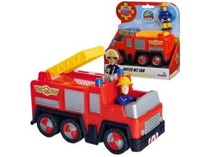 Fireman Sam vozidlo Jupiter s figurkou Simba 76207
