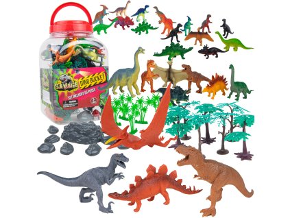 Velká sada dinosaurů z Jurského parku, 55 dílků