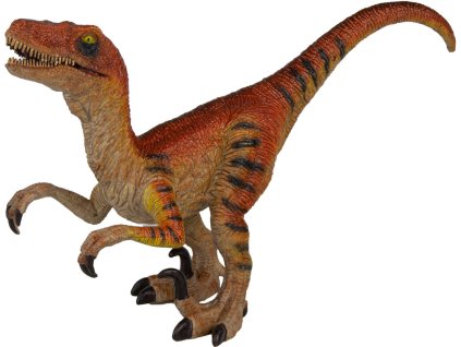 Figurka dinosaura Velociraptora s pohyblivou tlamou a tlapami