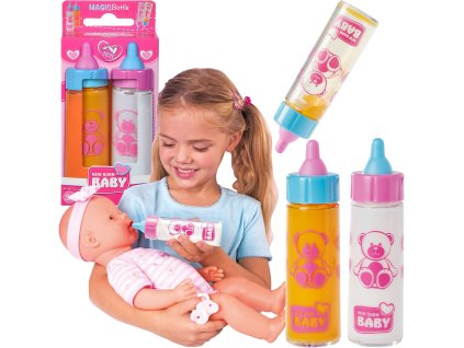 New Born Baby Magic Doll Lahvičky 2 kusy