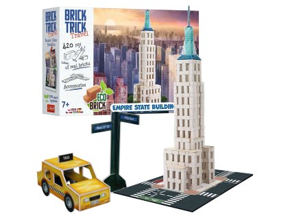 Stavět s cihlami Cestování Empire State Building EKO bloky 420 cihel