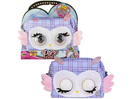 Spin Master Purse Pets Rozkošná interaktivní taška se zvukem a pohyblivýma očima Sova 20138764