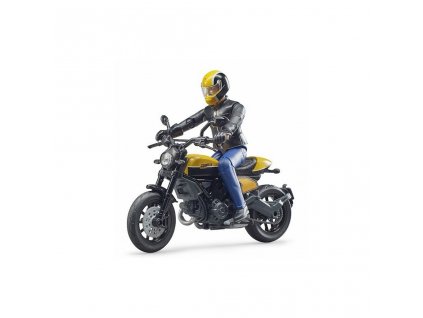 Bruder Ducati Scrambler motorka s figurkou 63053