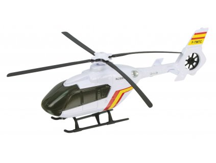 Bílá záchranná helikoptéra Teamsterz se světlem a zvukem