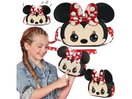 Peněženka Pets Disney Minnie Mouse Interaktivní černá peněženka s pohyblivýma očima Spin Master