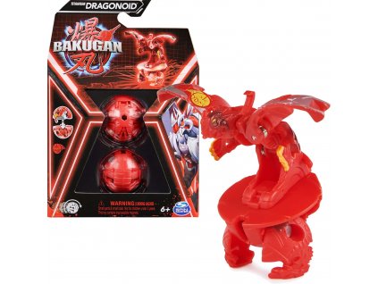 Bakugan Titanium Dragonoid Red Transformující bitevní figurka + karty