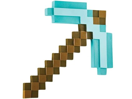 Minecraft Diamantový krumpáč Krumpáčová zbraň 41 cm karnevalový kostým