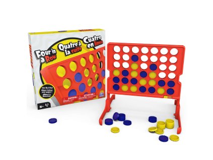 Hra Four in a Row Čtyři v řadě puzzle sociální rodinná klasika 4 v řadě