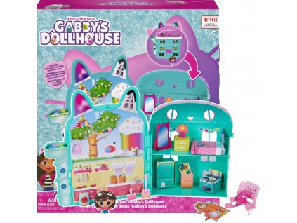 Set Cat's House Gábinin kouzelný domek pro panenky + figurka Gabby's Dollhouse