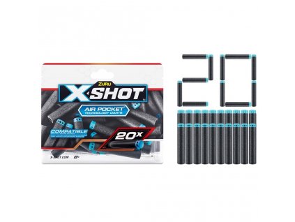 Šípy X-Shot Air Pocket Technology 20 ks. 36587