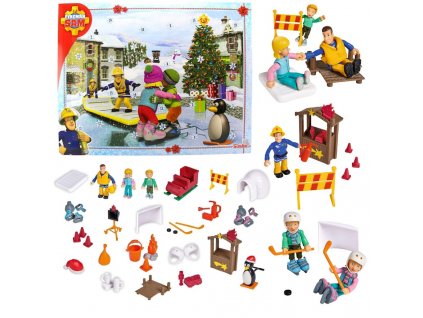 Adventní kalendář Fireman Sam 24 překvapení 46606
