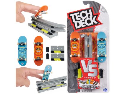Tech Deck fingerboard Flip VS Series set 2 skateboardů a brusky