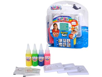 Kreativní startovací sada Aqua Gelz 4 barvy gelů + formičky
