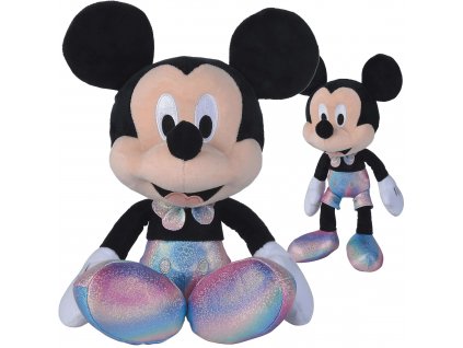 Disney 100 Mickey Mouse Mascot Party Měkký barevný plyšový plyšák 35 cm
