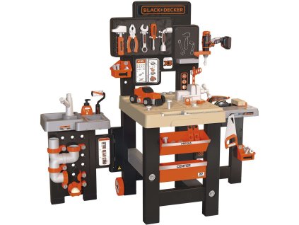 Black Decker Velká dílna s malířem a instalatérskou zónou + 100 doplňků