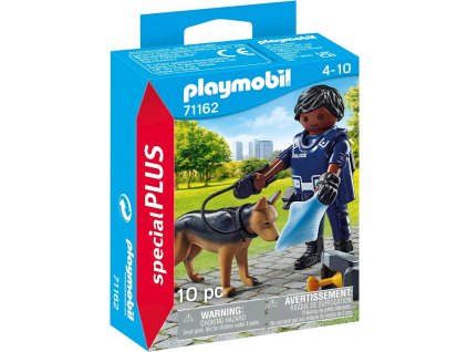 Playmobil Special Plus Policista se stopovacím psem 71162