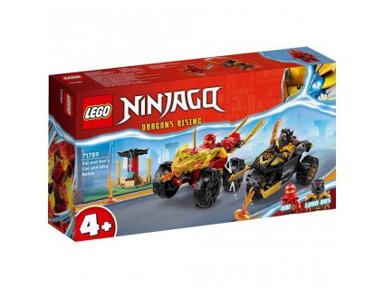 LEGO® NINJAGO® 71789 Bitva auta a motocyklu mezi Kai a Ras