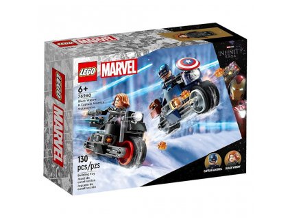 LEGO® Marvel 76260 Black Widow a Captain America na motorkách