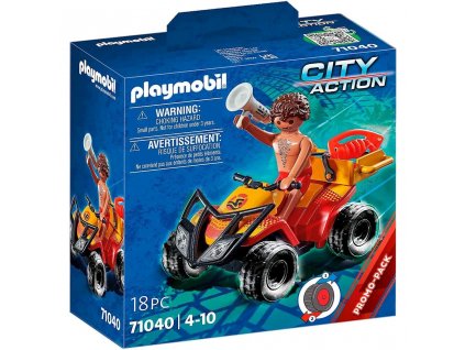 Playmobil 71040 Záchranářská rychlostní čtyřkolka