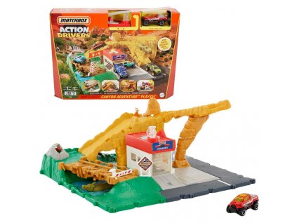 Matchbox Skutečná dobrodružství Záchranná akce v kaňonu se světetlem a zvukem HHH32