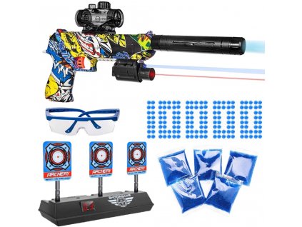 Automatická pistole Joker QML 226 s gelovými kuličkami + elektronický terč