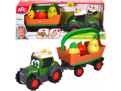 ABC Freddy Fruit Trailer Interaktivní traktor s přívěsem a Fruit Set Sound Light