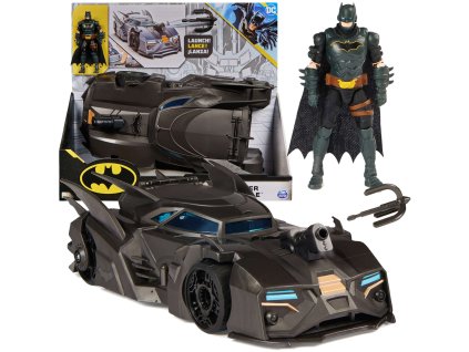 DC Comics Set figurka panenky Batman 10 cm + příslušenství k Batmobilu
