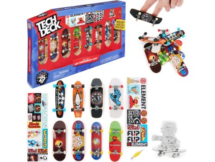 Tech Deck Set Barevné Fingerboard Skateboardy Sada 8 kusů Ruční práce skateboardů figurka Tech deck Dude