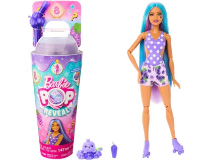 Sada panenek Barbie Pop Reveal Fruit Series s 8 hroznovými překvapeními