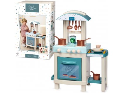 Dětská kuchyňka s troubou a doplňky Vert Azur Gourmet