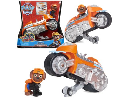 Postavička PAW Patrol Motorcycle Zuma a luxusní motorové vozidlo Spin Master